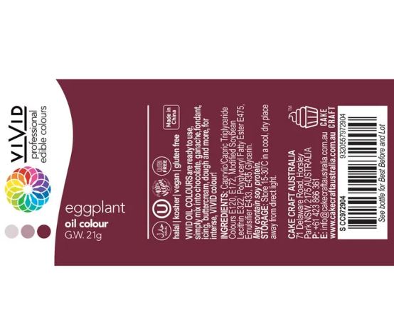 Vivid Eggplant Oil Colour
