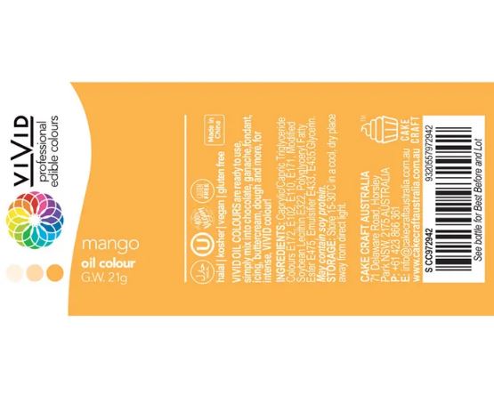 Vivid Mango Oil Colour