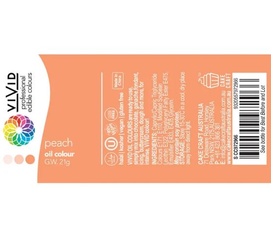 Vivid Oil Colour 21g - Peach