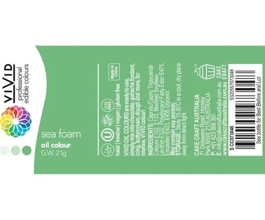 Vivid Seafoam Green Oil Colour