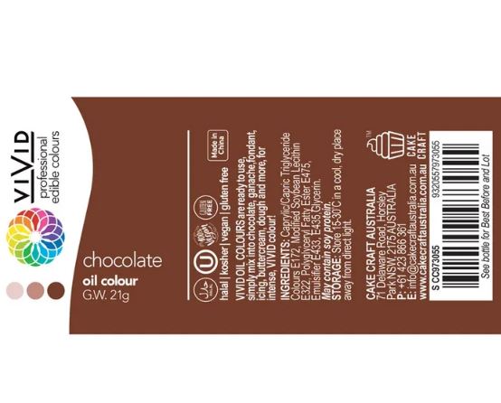 Vivid Chocolate Oil Colour