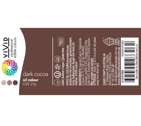 Vivid Dark Cocoa Oil Colour
