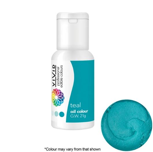 Vivid Teal Oil Colour