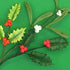 Cake Craft - Silicone Mould - Christmas Holly & Berries
