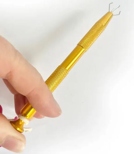 Cake Craft Diamond Claw Tweezers - Gold