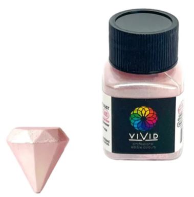 Vivid Edible Metallic Dust 10g - Blush
