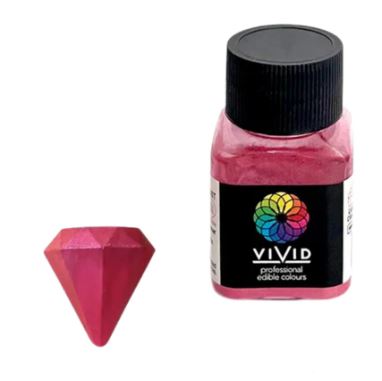Vivid Edible Metallic Dust 10g - Magenta