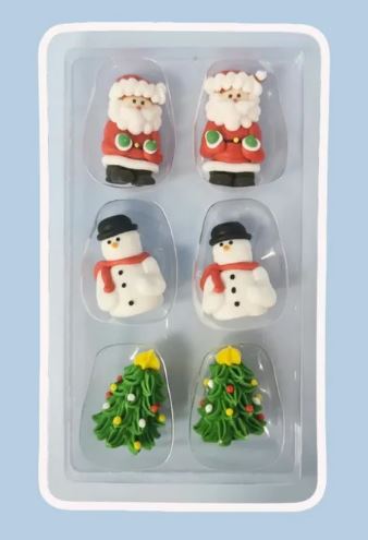 Cake Craft Christmas Set 3d Figures