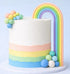 Cake Craft Wish - Pastel Rainbow Topper
