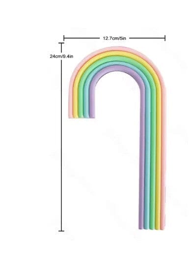 Cake Craft Wish - Pastel Rainbow Topper Cake Toppers The Cooks Kitchen 