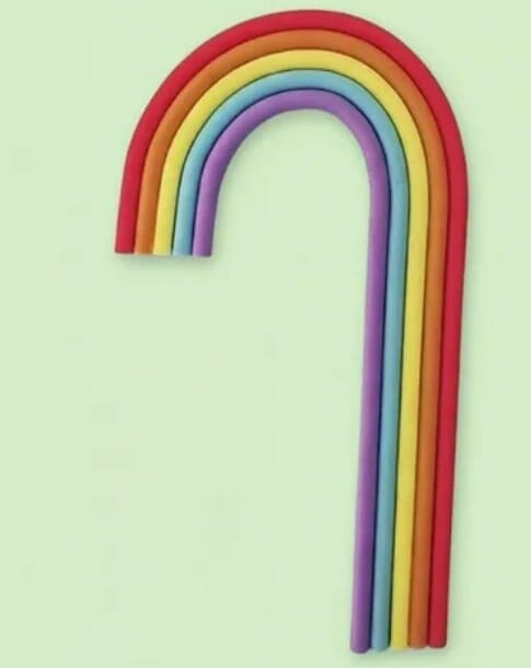 Cake Craft Wish - Bright Rainbow Cake Topper Cake Toppers The Cooks Kitchen 