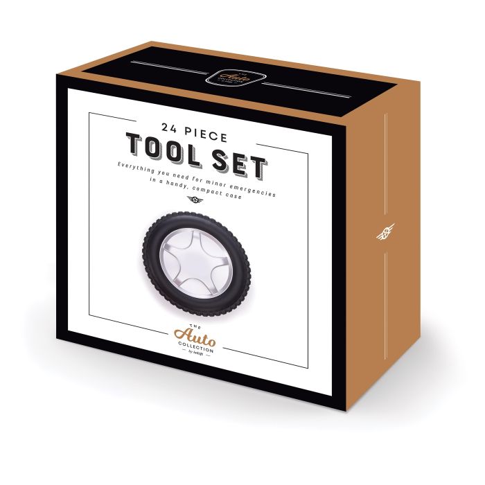 Maverick Wheels 24pc Tool Set Black 16x16x6cm