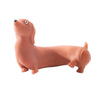 Discovery Zone Mini Stretchy Sausage Dog Brown 3.5x7x5.7cm
