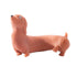 Discovery Zone Mini Stretchy Sausage Dog Brown 3.5x7x5.7cm