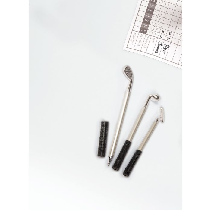 Maverick Golf Club Pen Set Silver 15.3cm