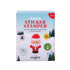 Discovery Zone Santa Sticker Stamper Red 5.5x5x10cm