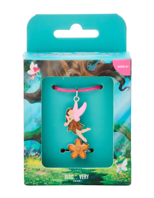 Discovery Zone Mood Ring & Necklace 2pcs Set