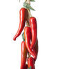 Rg Strand Of Red Peppers 46x10x6cm Red