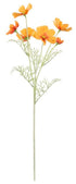 Rogue Cosmos Flower Spray - Orange 62x15x18cm Artificial Plants The Cooks Kitchen 