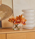 Rogue Cymbidium-glass Vase Orange Artificial Plants The Cooks Kitchen 