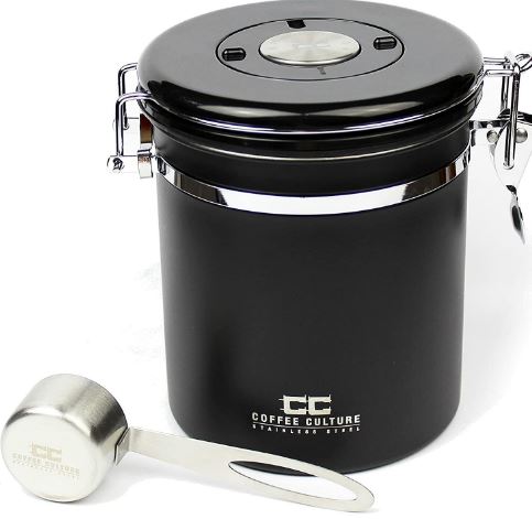 Coffee Culture - Coffee Canister - Medium - Black