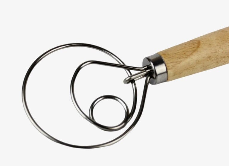 Brunswick Bakers Beech Wood Handle Danish Dough Whisk Bread Tools The Cooks Kitchen 