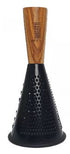 St Clare Acacia Handle With Black Stainless Steel - Grater 30cm