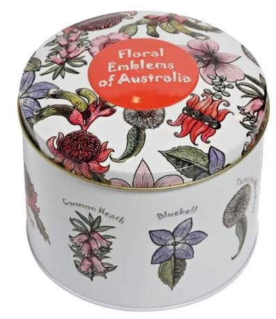 Banksia Red Floral Emblems Of Australia Tin - Milk Chocolate Fruit & Nut Other The Cooks Kitchen 
