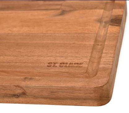 St Clare Rectangle Board With Deep Juice Groove Chopping Boards & Surface Savers The Cooks Kitchen 