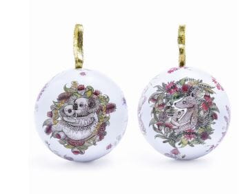 Banksia Red Christmas Bauble - Kangaroo Or Koala Contains 70g Fruit Rock Candy Other The Cooks Kitchen 