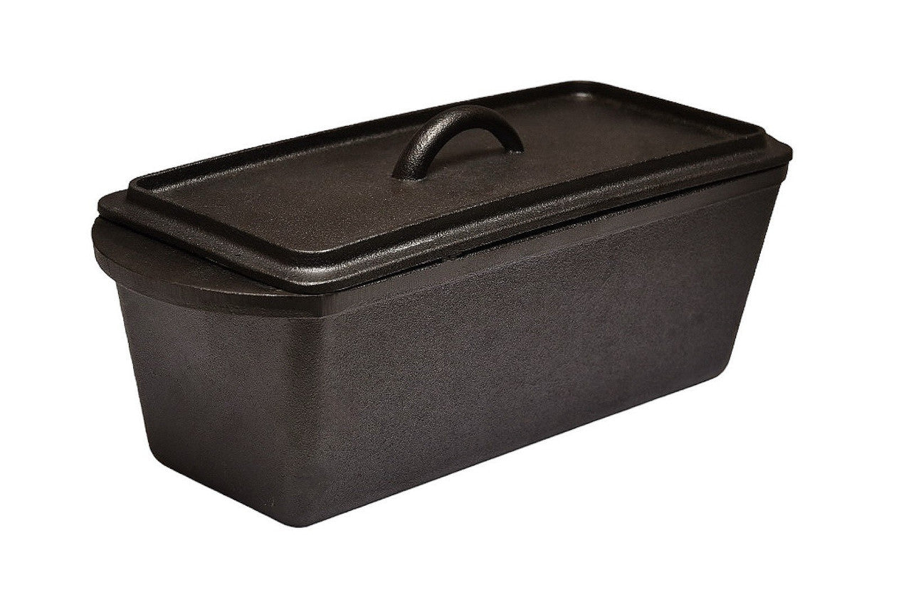 Brunswick Bakers Pre-seasoned Cast Iron Bread Loaf Baking Pan 35x13x11cm