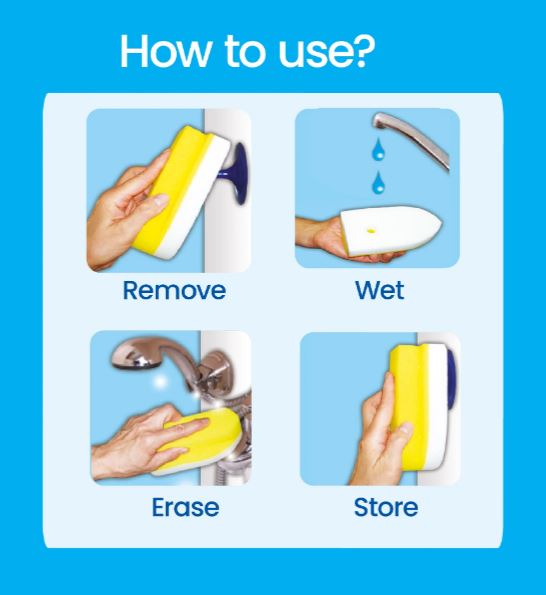 Shower Eraser Sponge