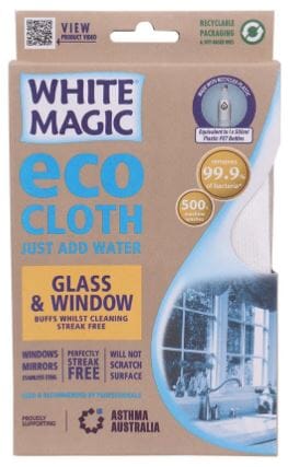 White Magic Eco Cloth Window & Glass Cleaning Equipment The Cooks Kitchen Mandurah 