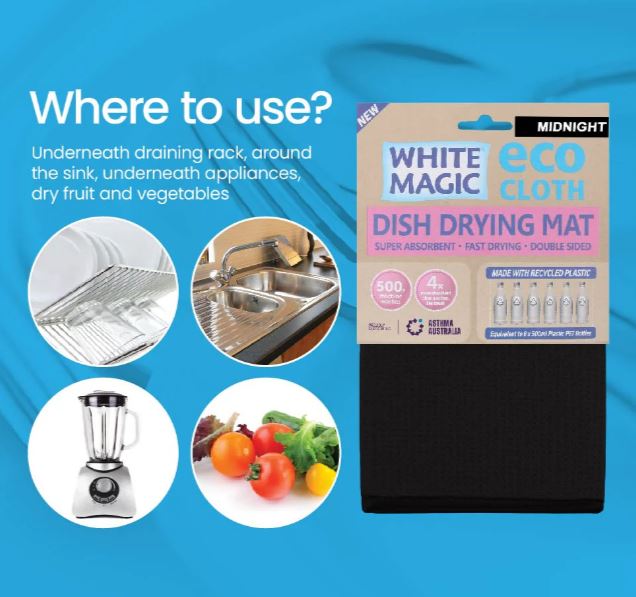White Magic - Drying Mat - Grape