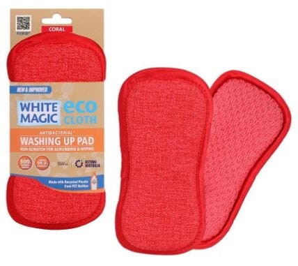 Washing Up Pad - Coral Cleaning Equipment The Cooks Kitchen 
