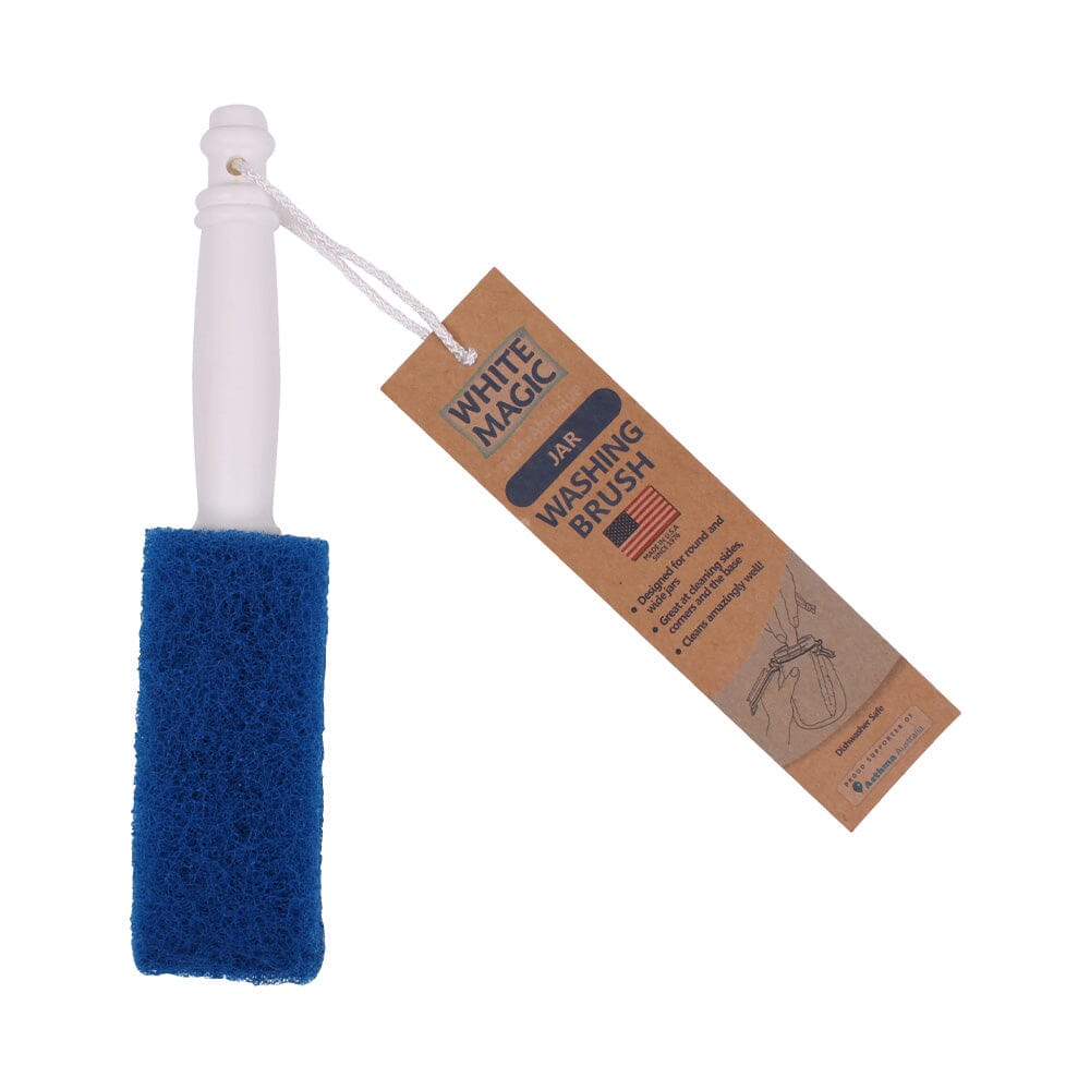 White Magic - Non-abrasive Jar Washing Brush Cleaning Equipment The Cooks Kitchen 