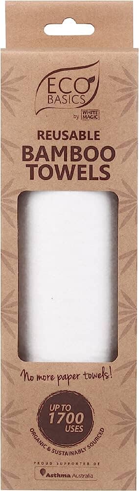 White Basics Reusable Bamboo Towels Cleaning Equipment The Cooks Kitchen Mandurah 