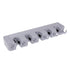 White Magic Broom Holder - Large Kitchen Cupboard Storage The Cooks Kitchen 