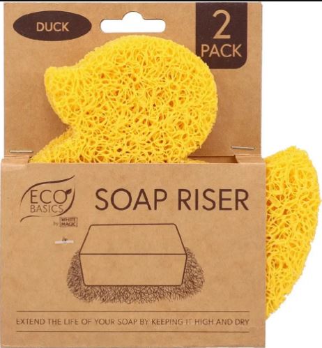 White Magic Soap Riser Duck