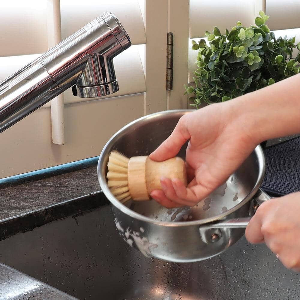 Eco Basics Plastic Free Pot Brush Brushes The Cooks Kitchen 