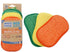 Washing Up Pad 3 Pack - Citrus Cleaning Cloths The Cooks Kitchen 