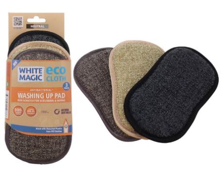 Washing Up Pad 3 Pack - Neutral