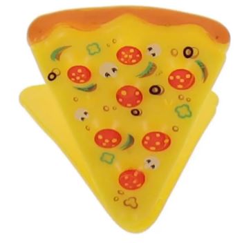 White Magic Cute Bag Clips - Pizza