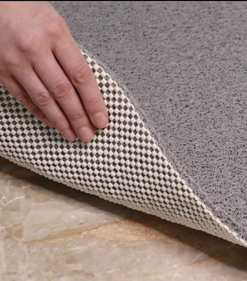 White Magic Non-slip Shower Mat - Platinum