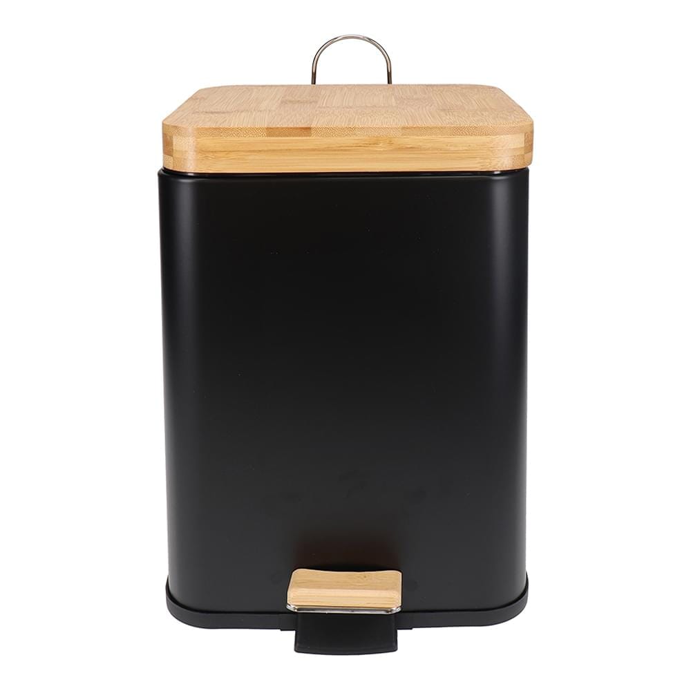 Eco Basics Rubbish Bin Square 6l - Black