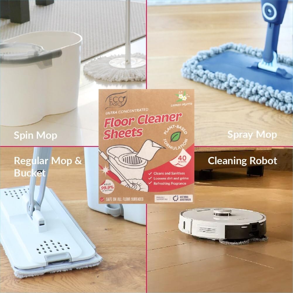 Eco Basics Floor Cleaner - Lemon Myrtle Cleaning Equipment The Cooks Kitchen 