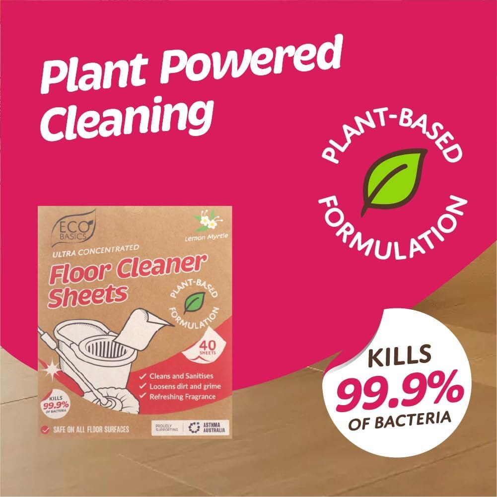 Eco Basics Floor Cleaner - Lemon Myrtle Cleaning Equipment The Cooks Kitchen 