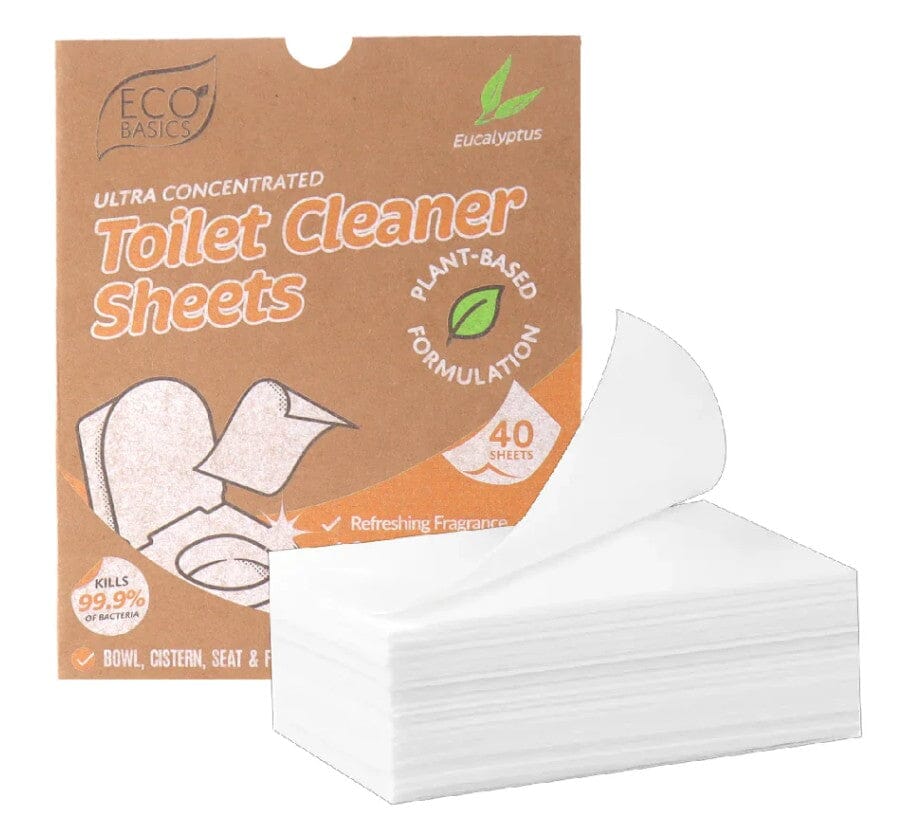 Eco Basics Toilet Cleaner Sheets - Eucalyptus Cleaning Equipment The Cooks Kitchen 