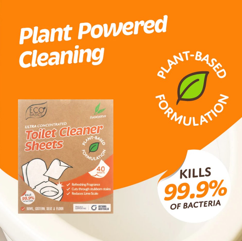 Eco Basics Toilet Cleaner Sheets - Eucalyptus