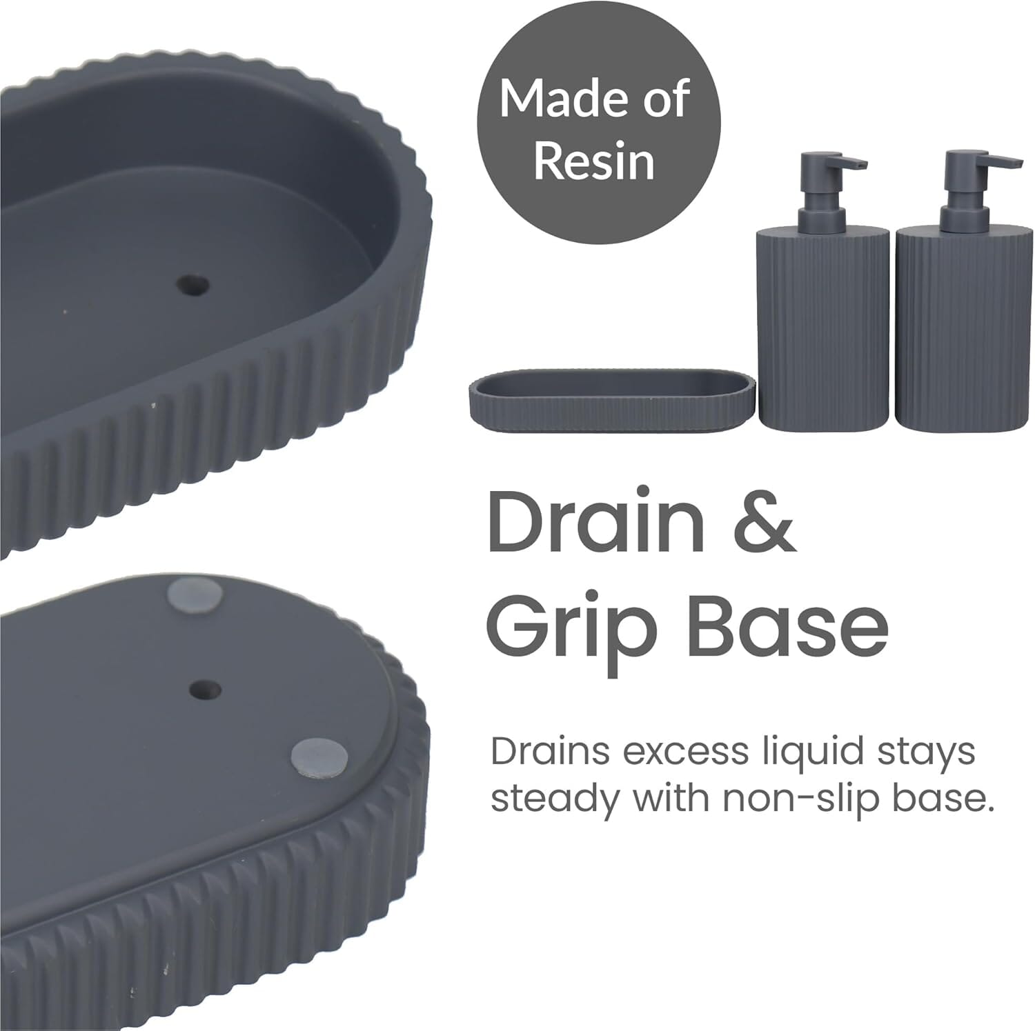 Eco Basics Wash Station Duo Graphite Bathroom Accessories The Cooks Kitchen 